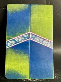 Image 2 of Layered Micarta & @Kaoticartworks Resin Segmented Knife Scales