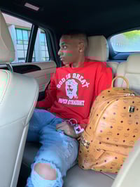 Image 2 of GIGP$ Letterman Crew Neck (Multi Color)