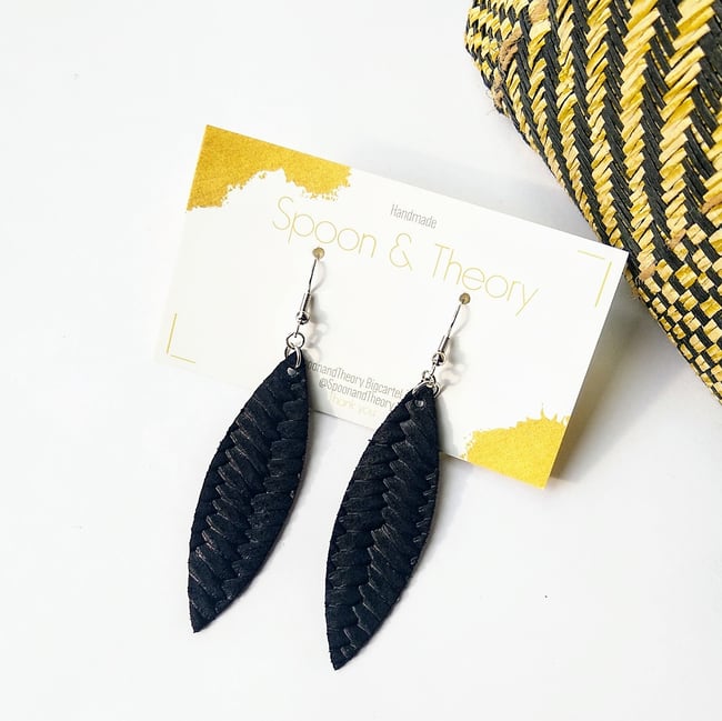 Feme Leather Earrings