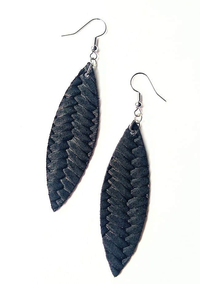 Feme Leather Earrings