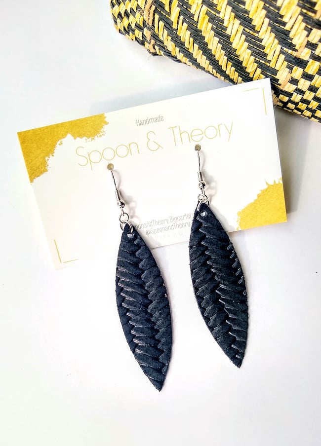 Feme Leather Earrings