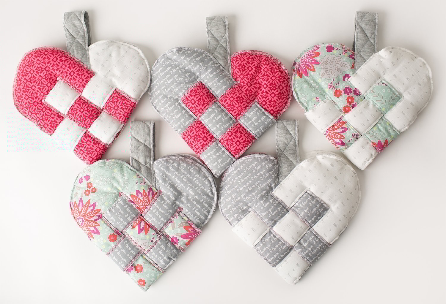 Image of XOXO Heart Stockings, one-of-a-kind, optional custom embellishment