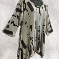 Image 1 of Joy Tunic - bamboo - "Hopscotch" design - size M-XL