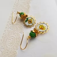 Image 3 of Daisy Tin Earrings