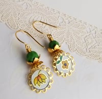 Image 2 of Daisy Tin Earrings