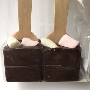 Image of Hot Chocolate Spoons -  Classic Marshmallow & Dark Chocolate