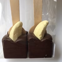 Image 2 of Hot Chocolate Spoons - Banana & Milk Chocolate