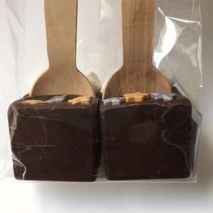 Image of Hot Chocolate Spoons - Christmas Spiced & Dark Chocolate