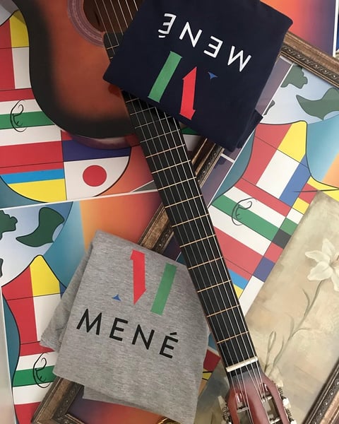 Image of (Navy Blue) Classic Mené T-Shirt 