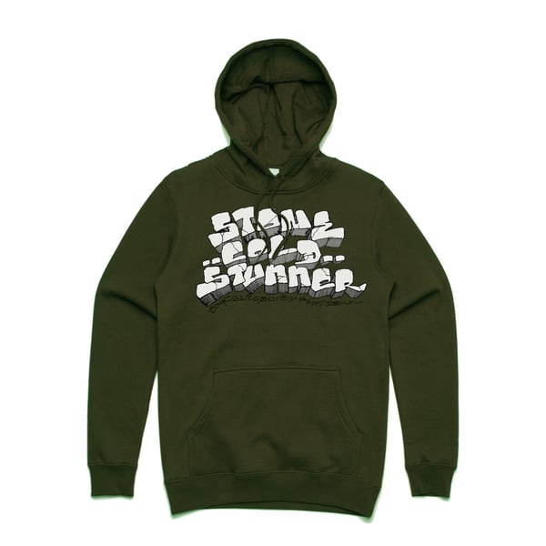Image of Stacked Stone Logo OLIVE GREEN