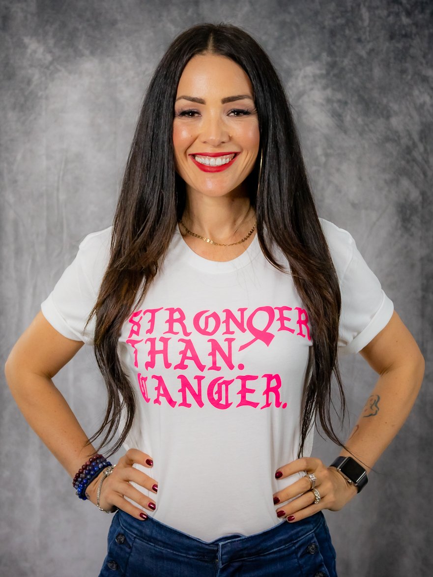 Image of "Stronger Than Cancer" Tee  (American Cancer Society)