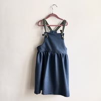 Image 4 of Pinafore Dress-jeans