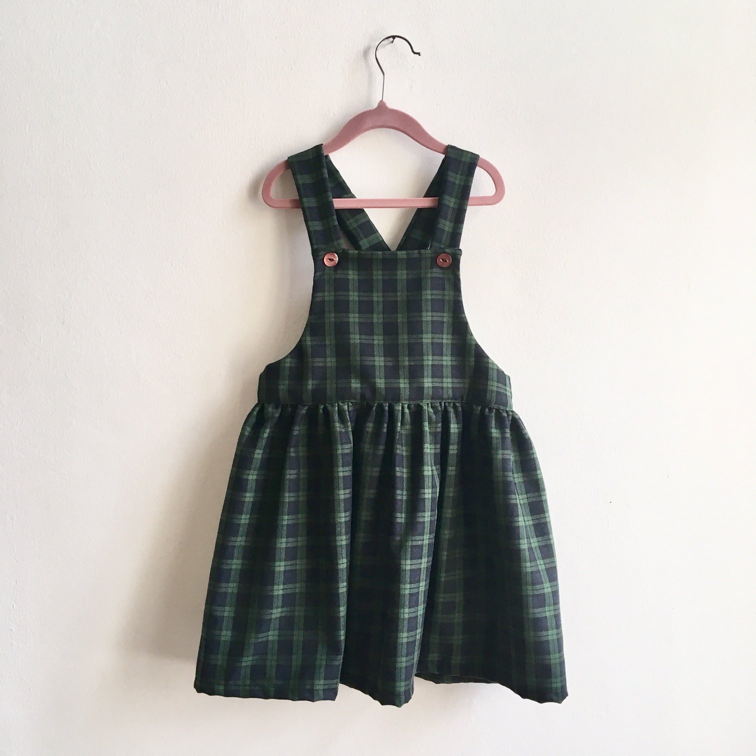 Pinafore Dress-black watch | robe of feathers Pinafore Dress-black watch | robe of feathers