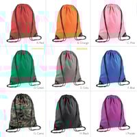 Image 4 of Personalised Drawstring PE Kit Bags Football Sport