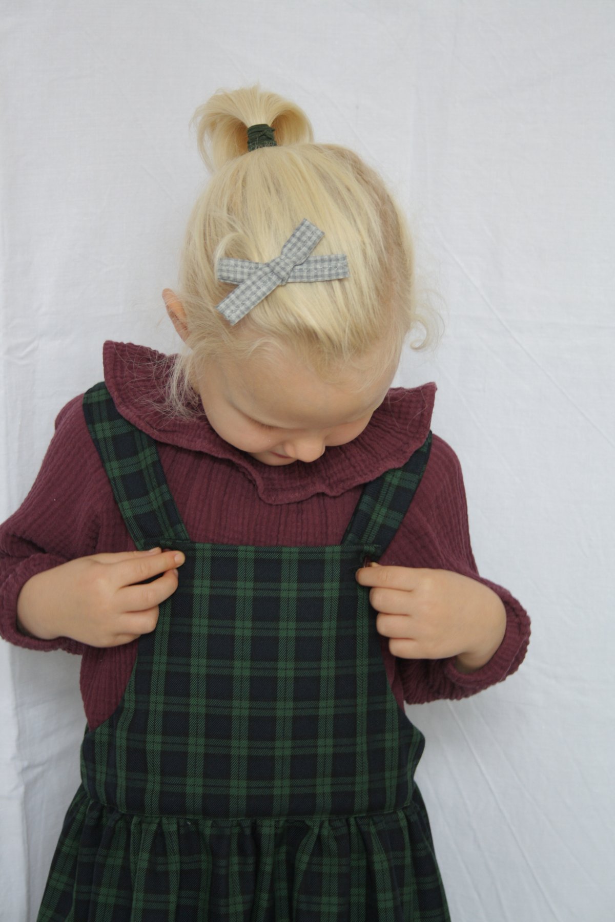 Mavie Blouse- burgundy gauze