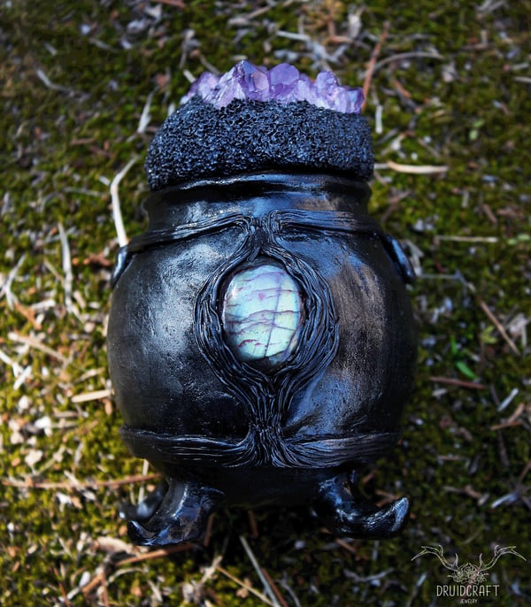 Image of Witches Brew Cauldron Jar II