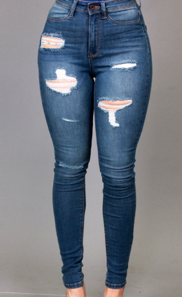 Image of High-Rise Denim Jeans