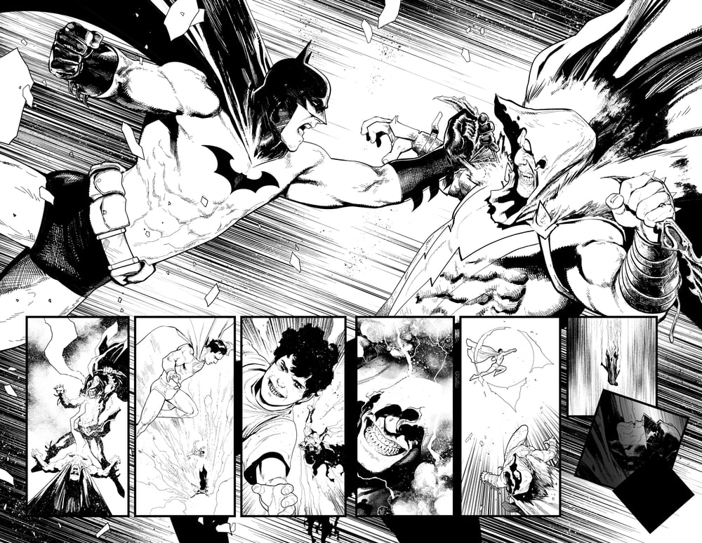 Image of BATMAN/SUPERMAN #2 p.10&11 ARTIST'S PROOF