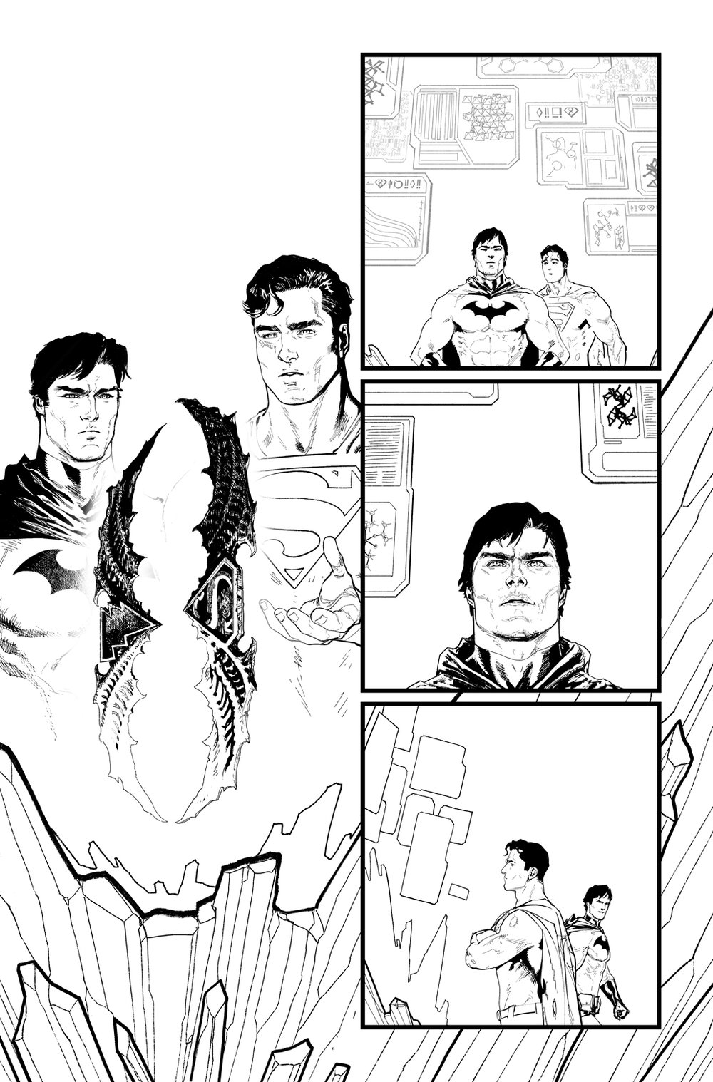 Image of BATMAN/SUPERMAN #2 p.16 ARTIST'S PROOF
