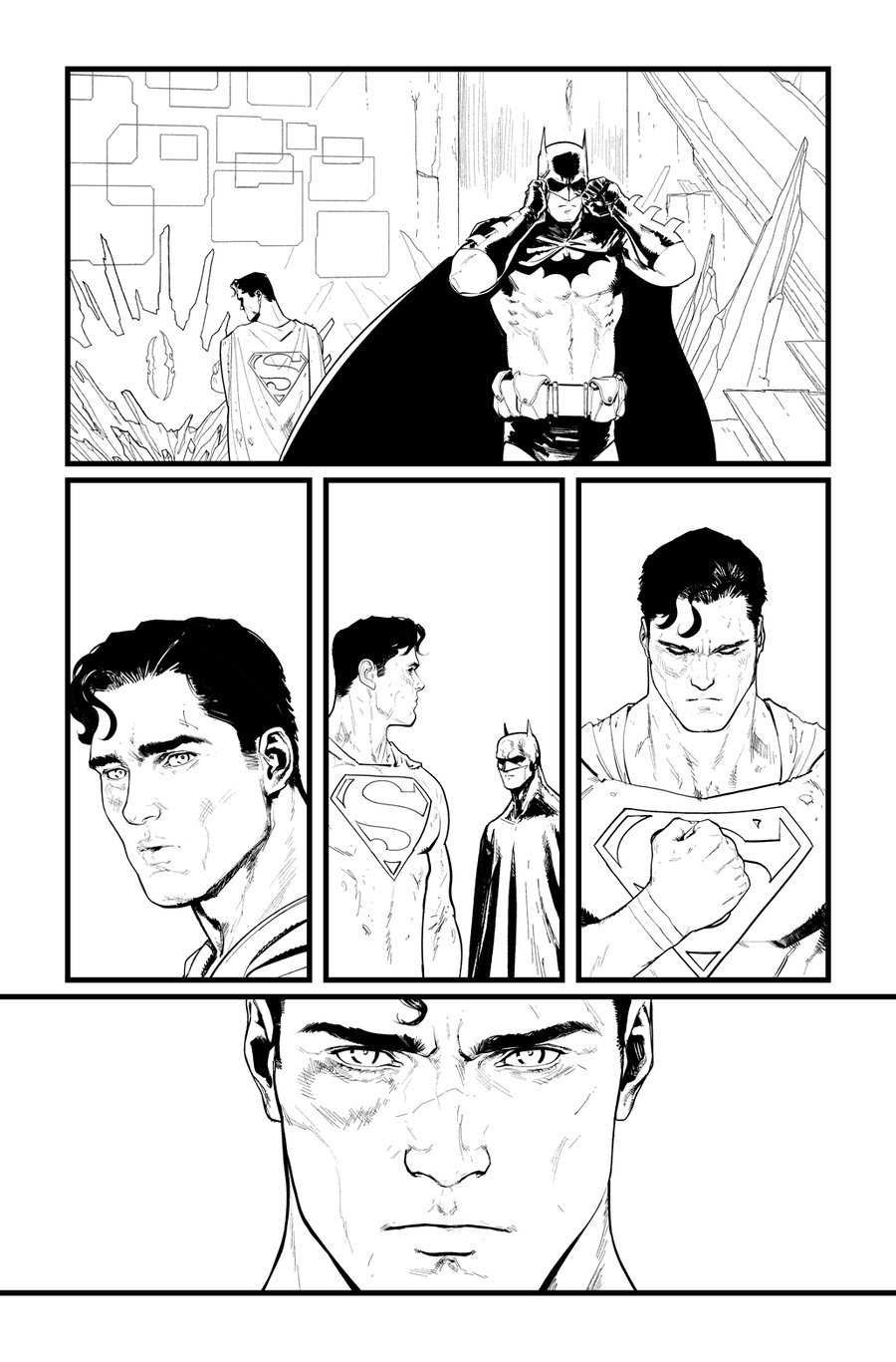 Image of BATMAN/SUPERMAN #2 p.17 ARTIST'S PROOF