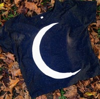 Image 1 of “Crescent Moon” speckled slub tee