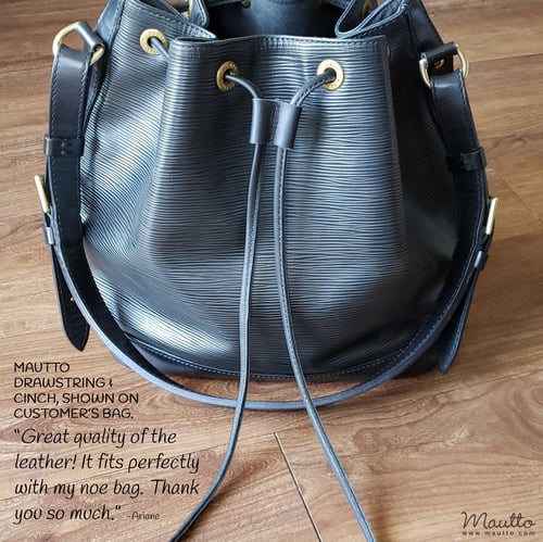 Image of Cinch Cord / Drawstring Replacement for Louis Vuitton (LV) Noe Bucket/Shoulder Bag or Similar Styles