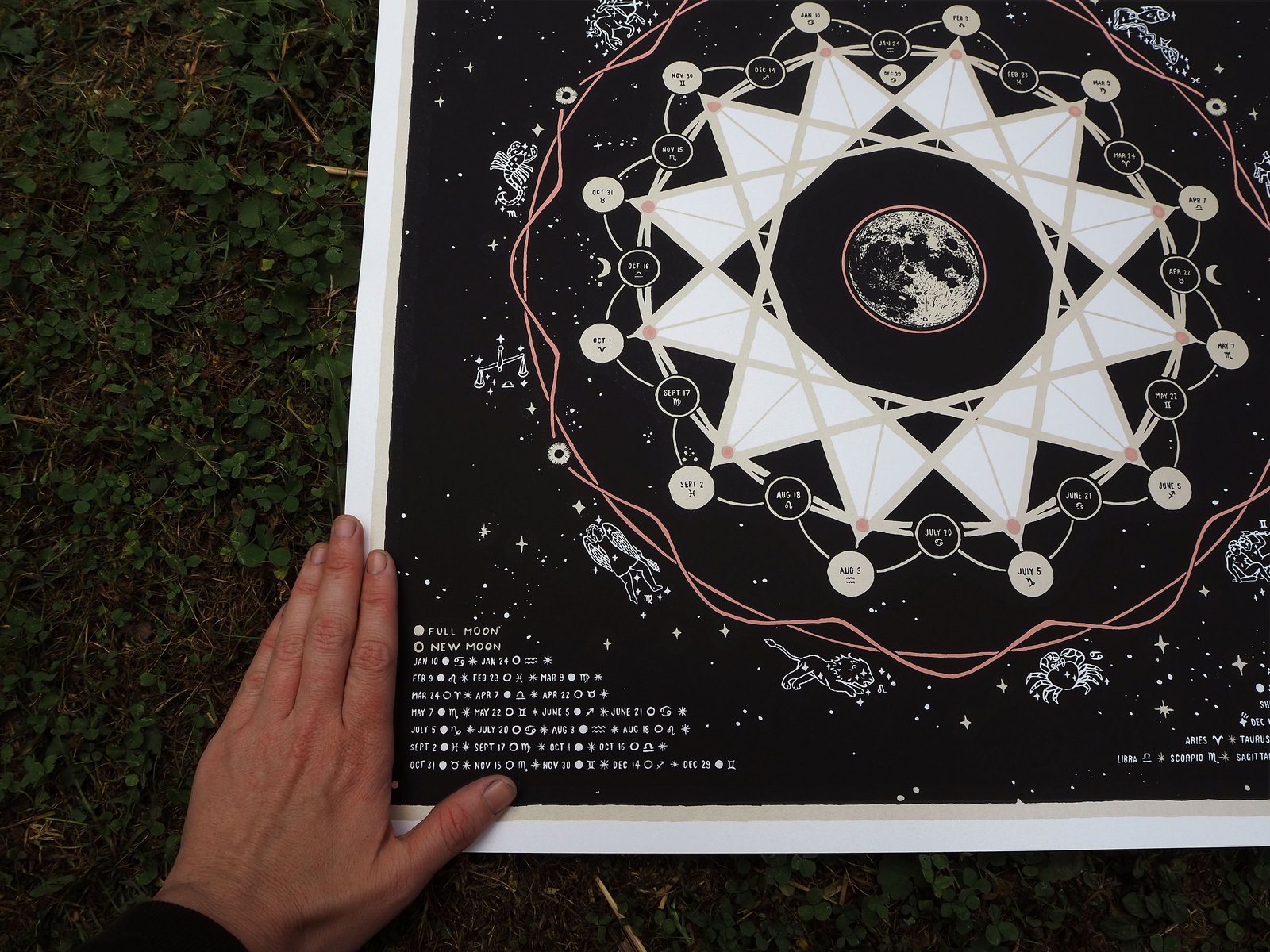 2020 Lunar Calendar | V Adams Prints