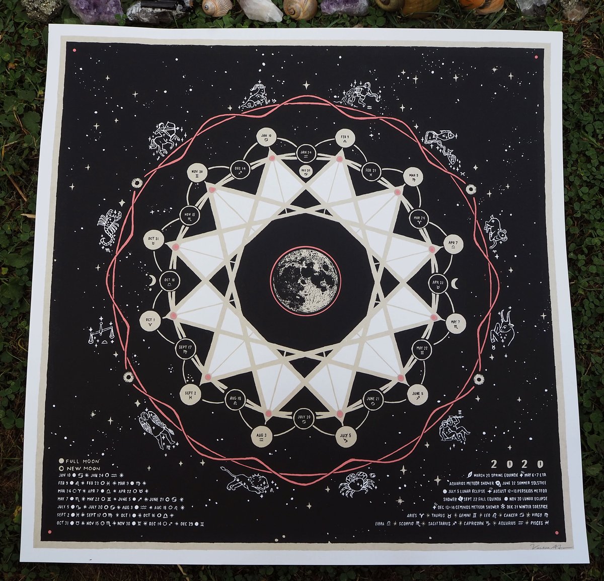 Get Moon Phases Calendar Oct 2020 PNG