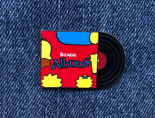 Image of Sing The Blues 1.5" Enamel Pin. FREE STICKER WITH PURCHASE