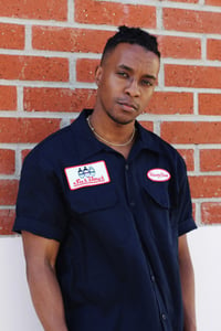 Image 3 of Mechanic Shop Button Up Shirt Navy