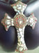 Image of MOTHER OF PEARL CROSS NECKLACE