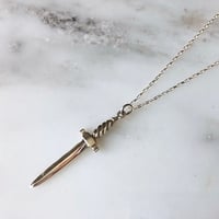 Dagger necklace