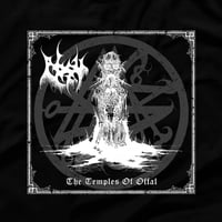 Image 2 of ABSU - THE TEMPLES OF OFFAL III (GREY & WHITE PRINT)