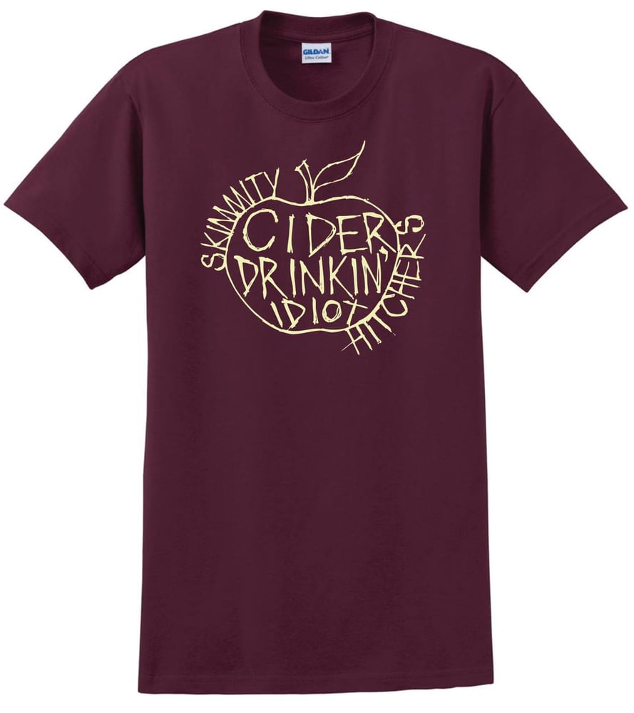 Image of Skimmity Hitchers 'Cider Drinkin' Idiot' T-shirt - MENS FIT
