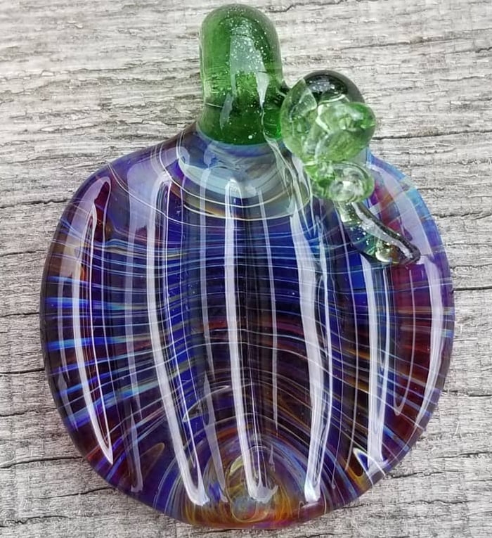 Image of Amber/Purple Pumpkin