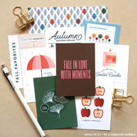 Image 2 of Fall Faves Journaling Cards (Digital)