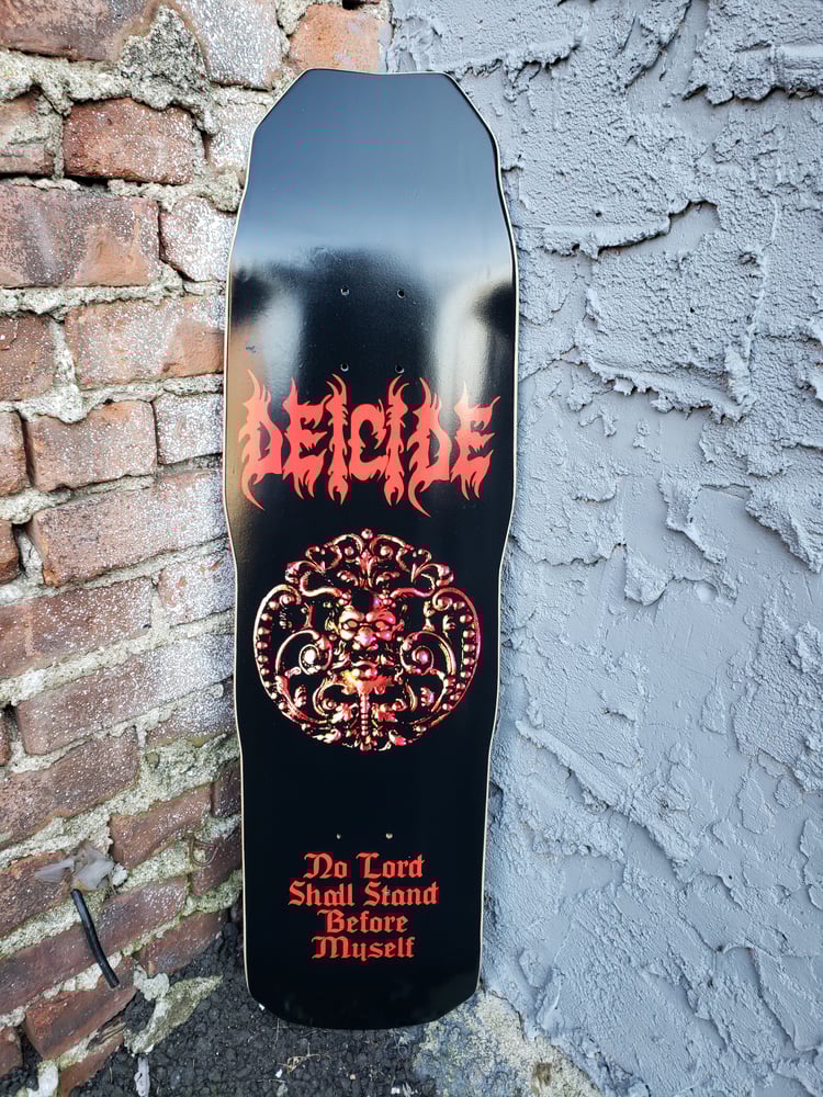 Image of DEICIDE 1989 DEICIDE ALBUM SKATEBOARD