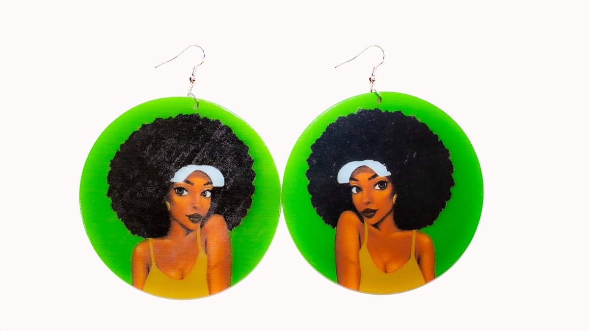 Image of Tennis Girl Earrings