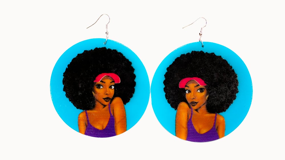 Image of Tennis Girl Earrings