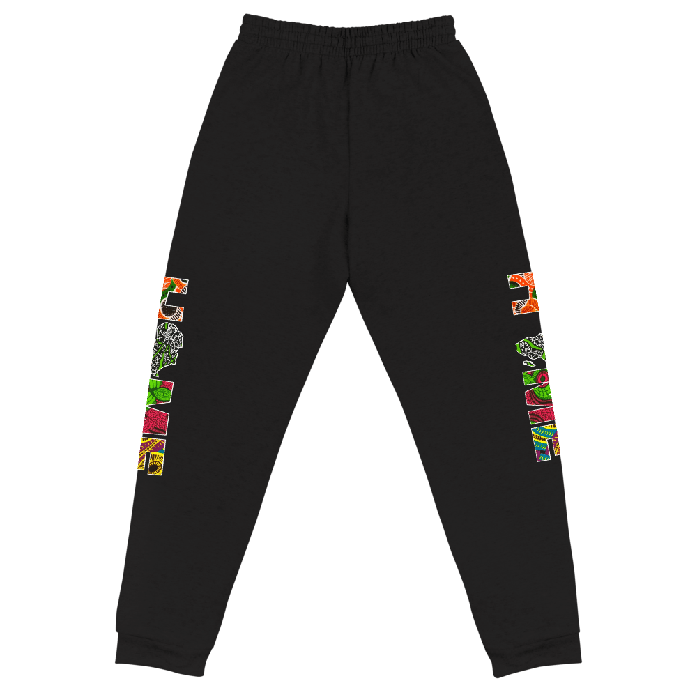 sweatpants with different color legs