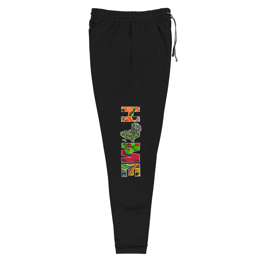 sweatpants with different color legs