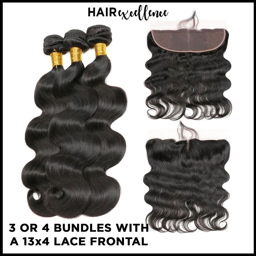 Image of Bundle Deal with Lace Frontal - Body Wave