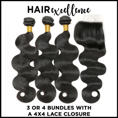 Image of Bundle Deal with Lace Closure - Body Wave