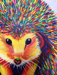 Image 2 of Rainbow Hedgehog Print