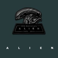 Image 1 of Alien pin badge (UK only)