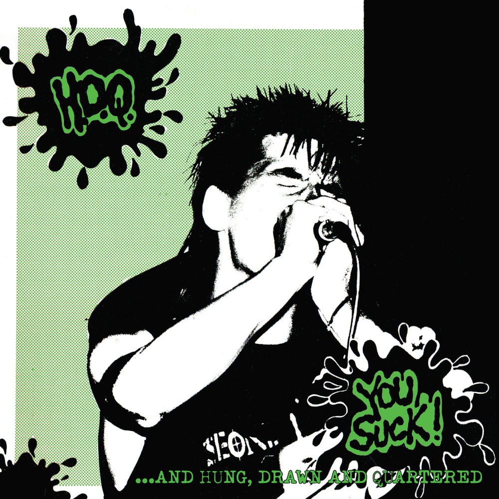 Image of HDQ - YOU SUCK / HUNG DRAWN AND QUARTERED DOUBLE VINYL LP with CD INCLUDED