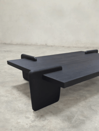 Image 2 of x+l 01 coffee table in black teak