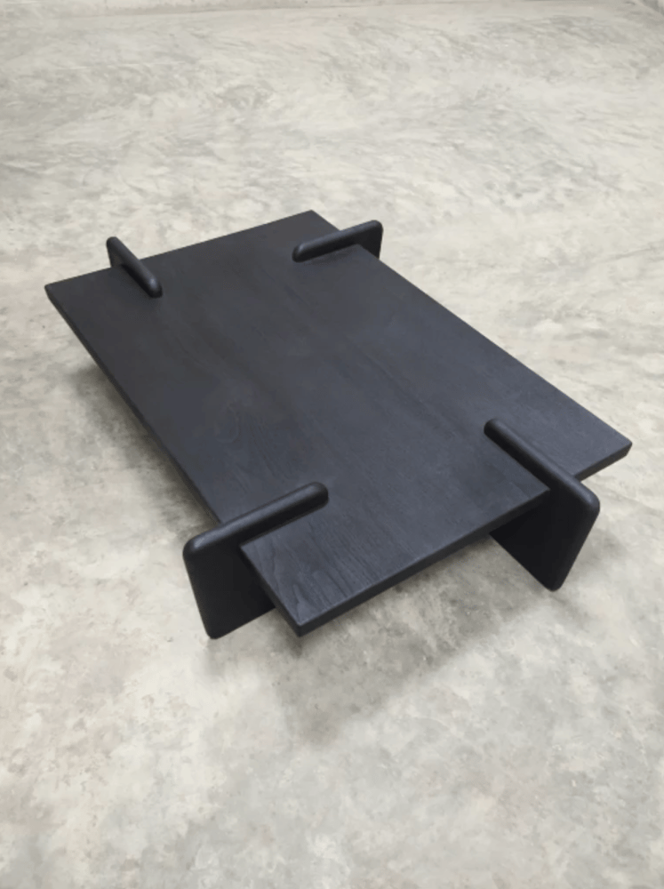 Image of X+L coffee table 01 in black teak