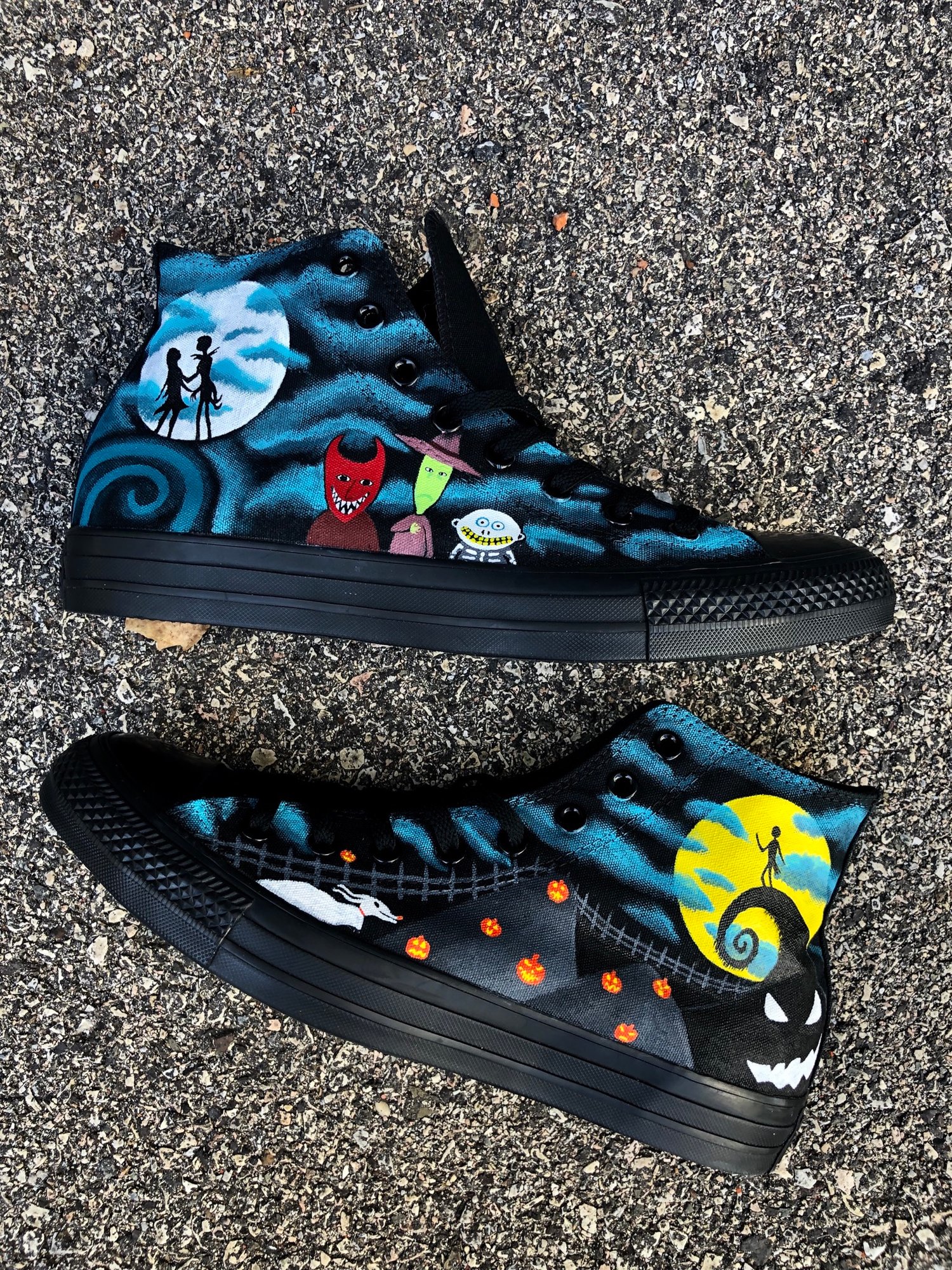 Image of Custom Hi-Top Converse (any characters/theme) 