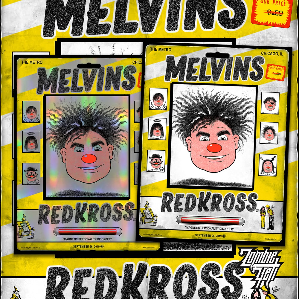 Image of Melvins ReddKross 9/26 At The Metro Gig Poster